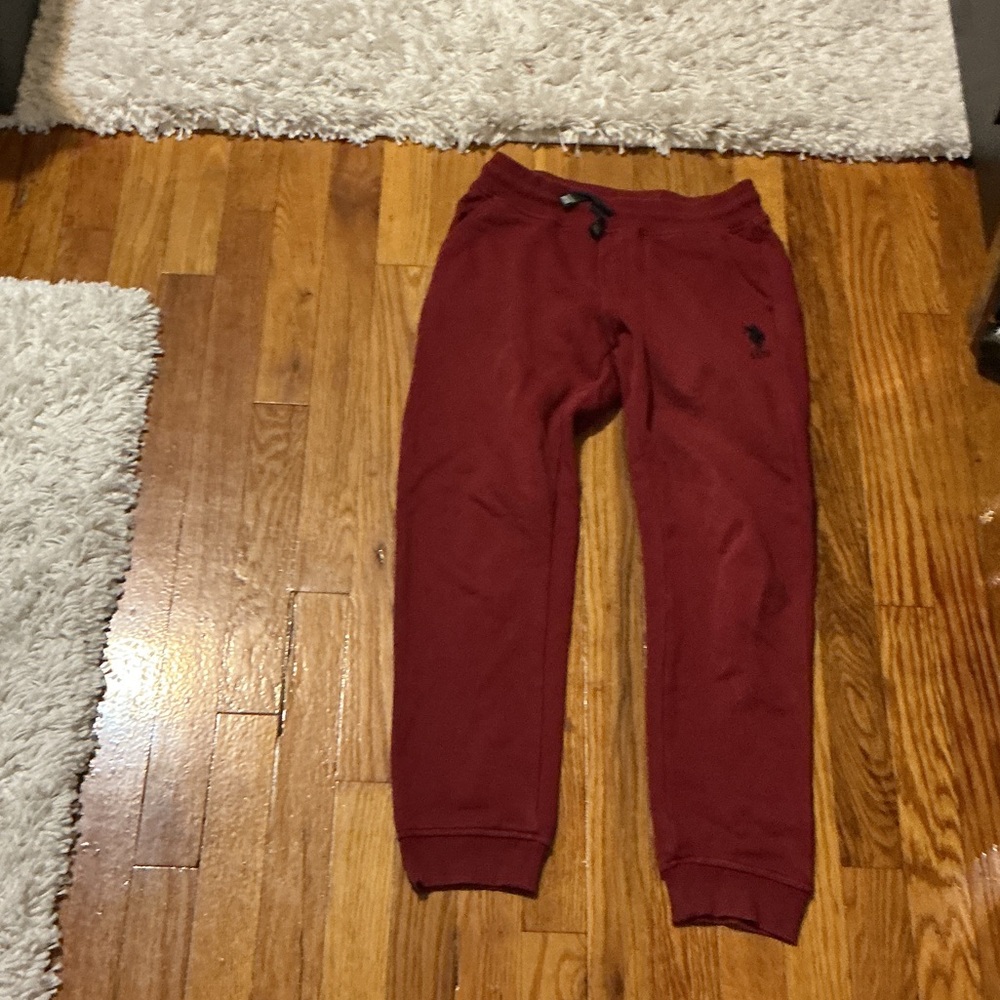 Kids Maroon Joggers